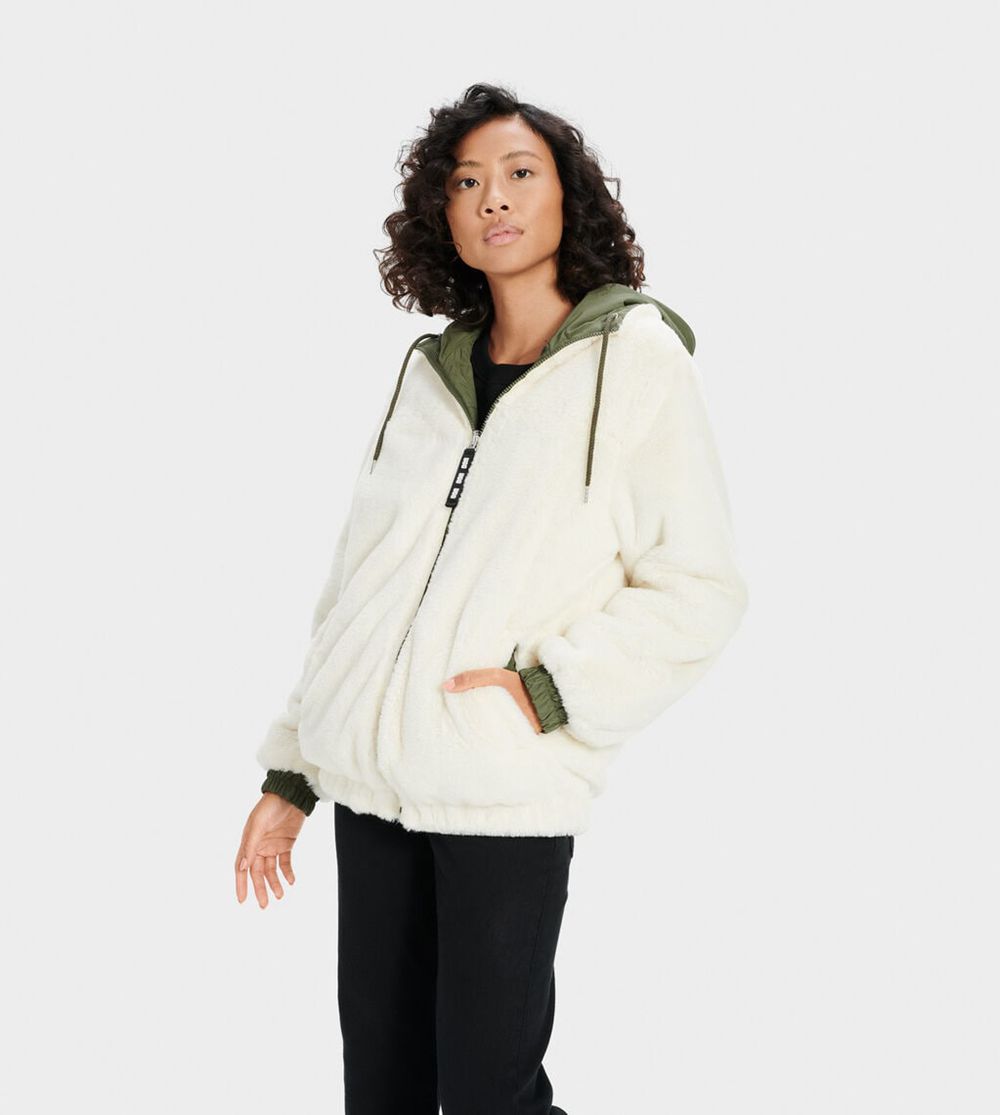 Ugg Hoodie Canada - Ugg Women's Kayleigh Reversible Olive